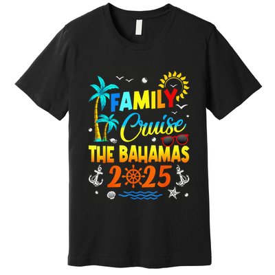 Bahamas Cruise 2025 Family Friends Group Vacation Matching Premium T-Shirt