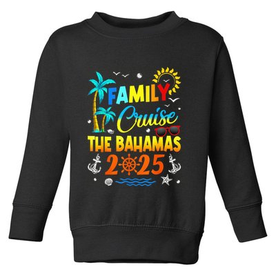 Bahamas Cruise 2025 Family Friends Group Vacation Matching Toddler Sweatshirt
