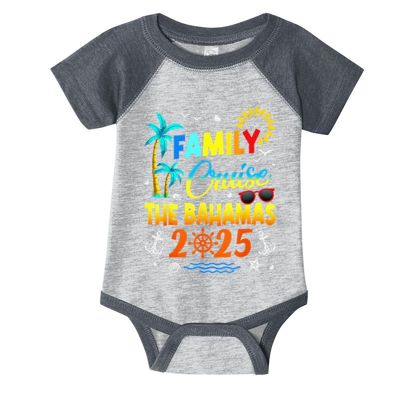 Bahamas Cruise 2025 Family Friends Group Vacation Matching Infant Baby Jersey Bodysuit