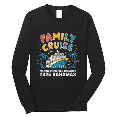 Bahamas Cruise 2025 Family Friends Group Vacation Matching Long Sleeve Shirt