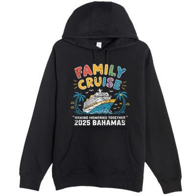 Bahamas Cruise 2025 Family Friends Group Vacation Matching Premium Pullover Hoodie
