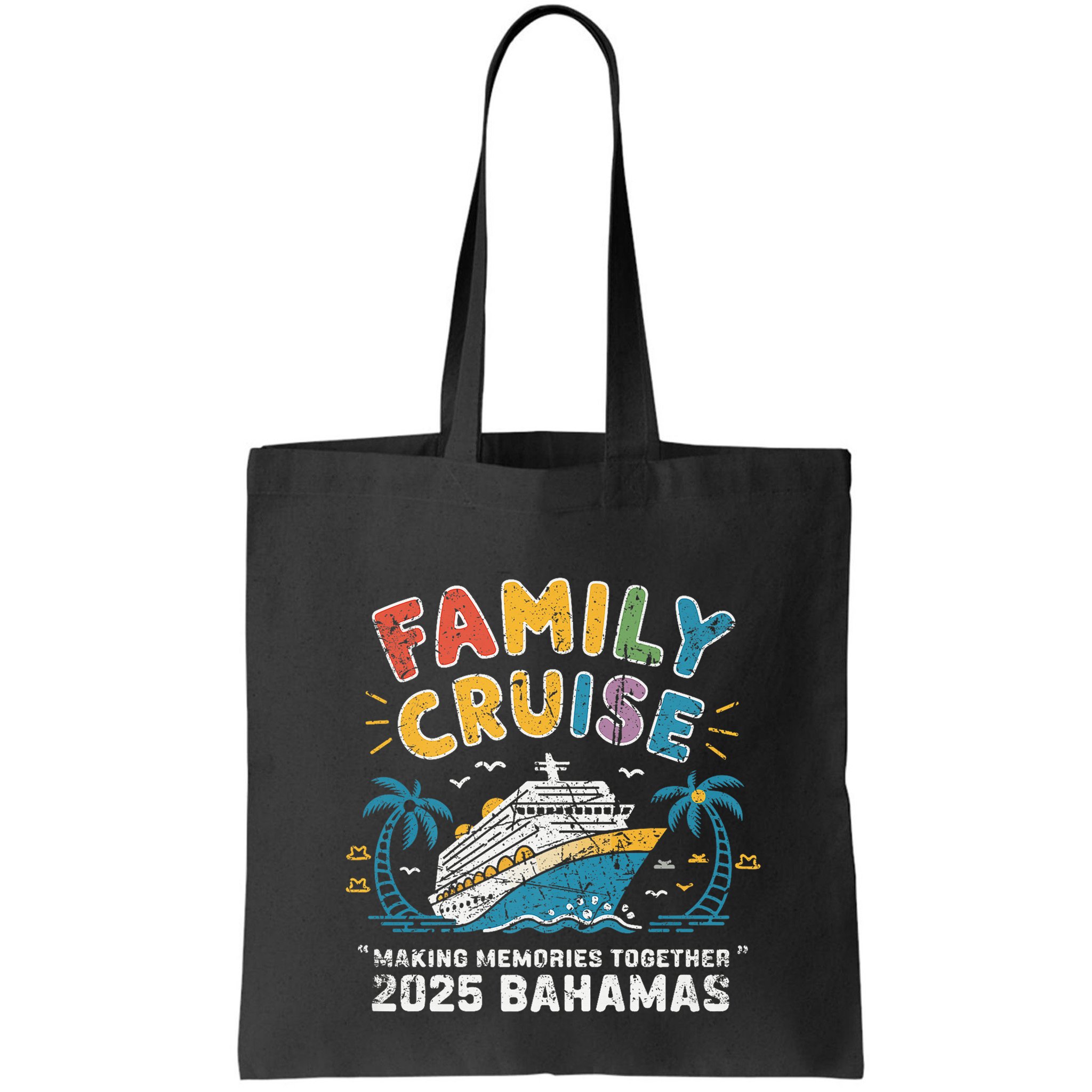 Bahamas Cruise 2025 Family Friends Group Vacation Matching Bag