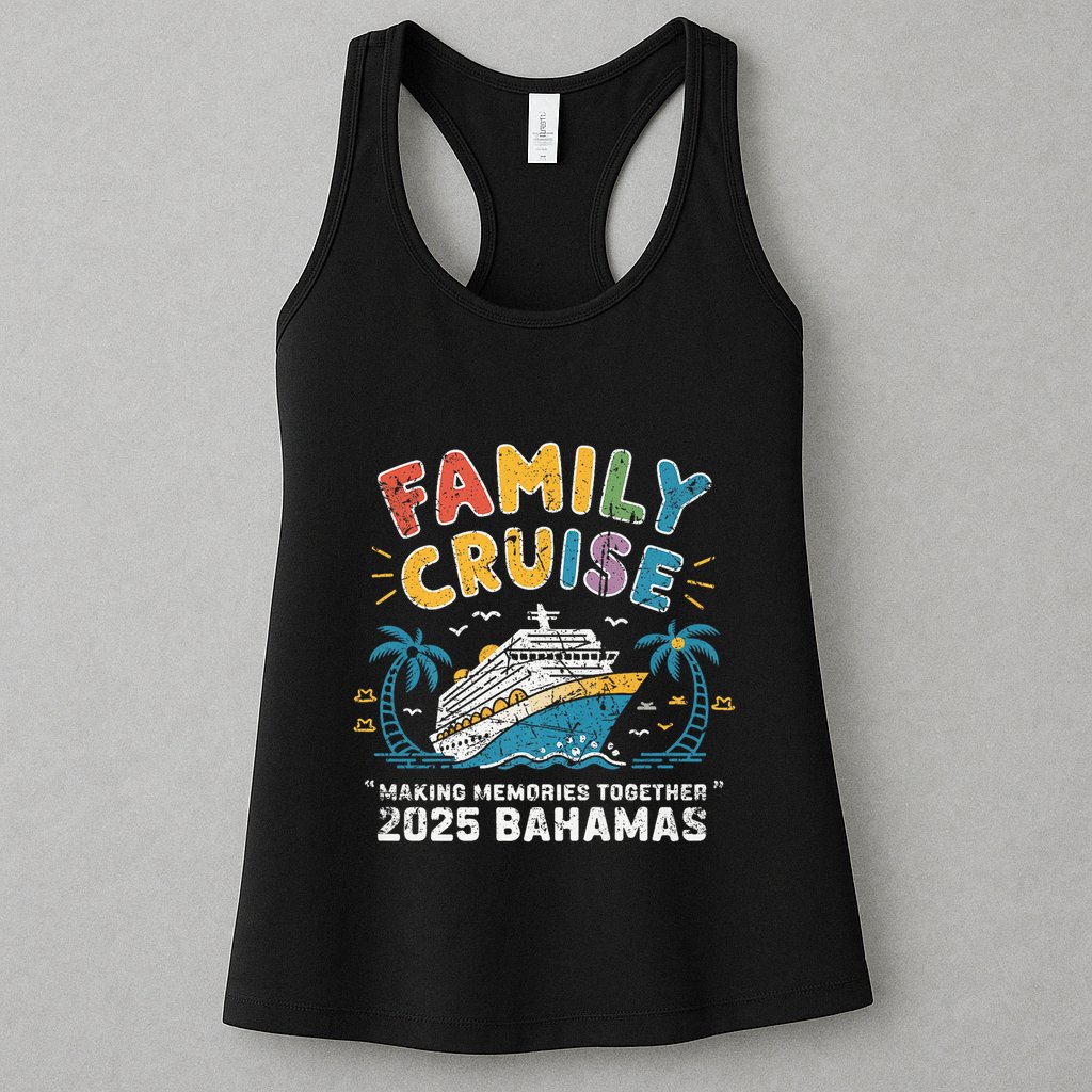 Bahamas Cruise 2025 Family Friends Group Vacation Matching Womens Tank Top