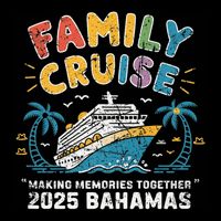 Bahamas Cruise 2025 Family Friends Group Vacation Matching Womens Tank Top