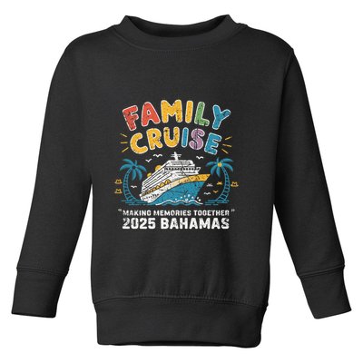 Bahamas Cruise 2025 Family Friends Group Vacation Matching Toddler Sweatshirt