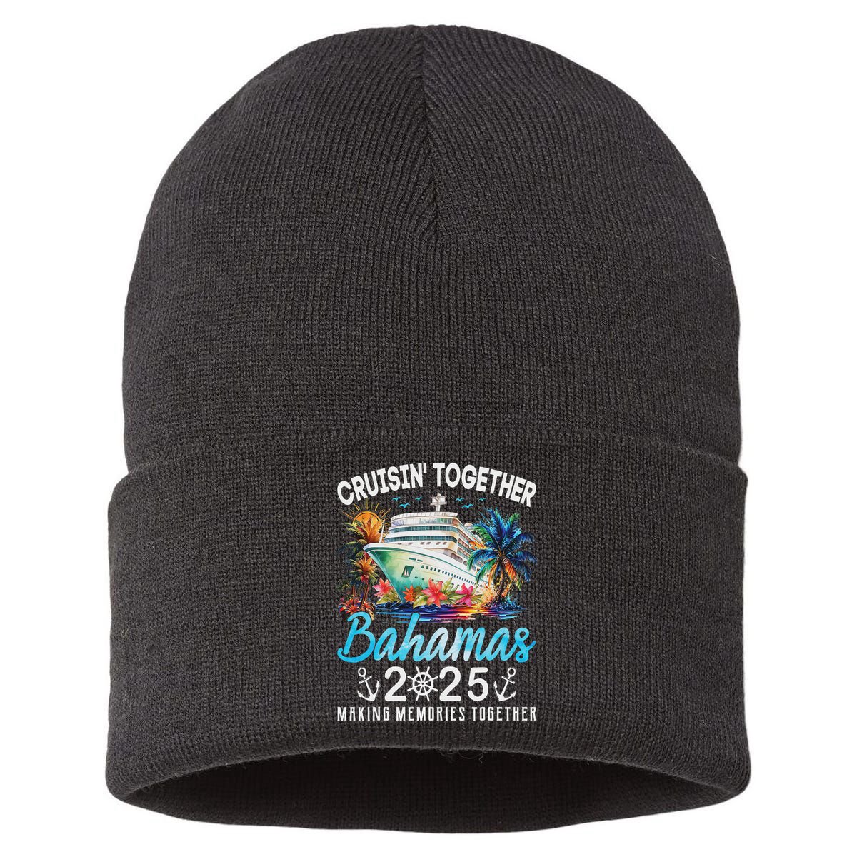 Bahamas Cruise 2025 Family Matching Cruise Bahamas Vacation Sustainable Knit Beanie