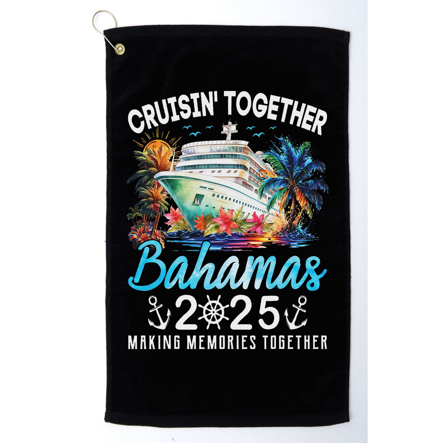 Bahamas Cruise 2025 Family Matching Cruise Bahamas Vacation Golf Towel