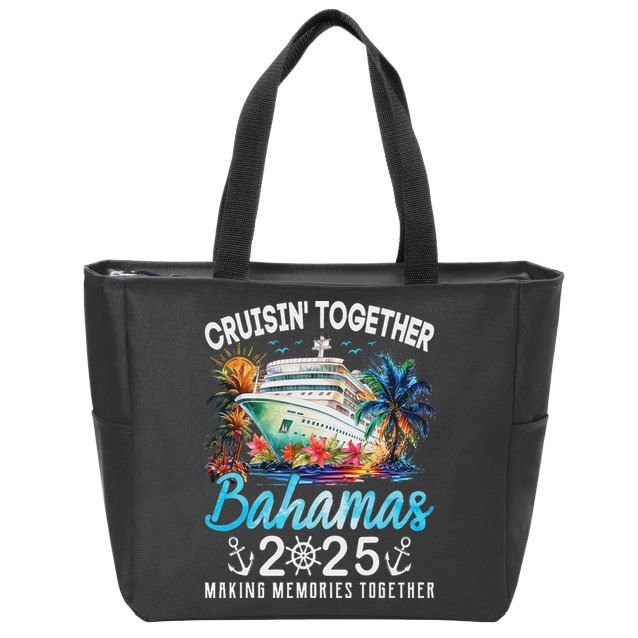 Bahamas Cruise 2025 Family Matching Cruise Bahamas Vacation Zip Tote Bag