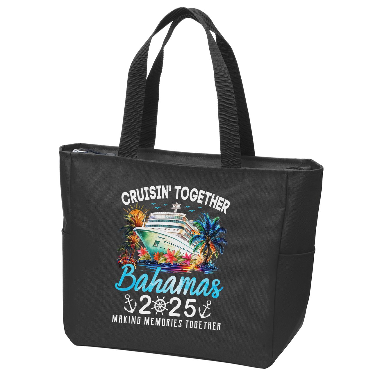 Bahamas Cruise 2025 Family Matching Cruise Bahamas Vacation Zip Tote Bag