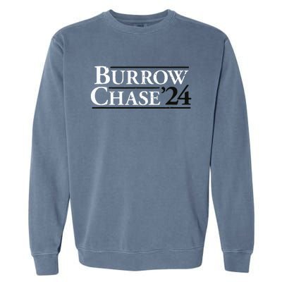 Burrow Chase 2024 Funny Burrow Chase 24 Garment-Dyed Sweatshirt