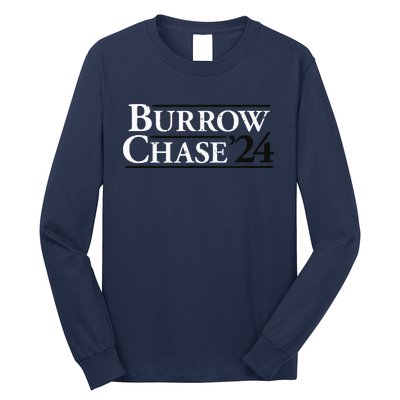 Burrow Chase 2024 Funny Burrow Chase 24 Long Sleeve Shirt