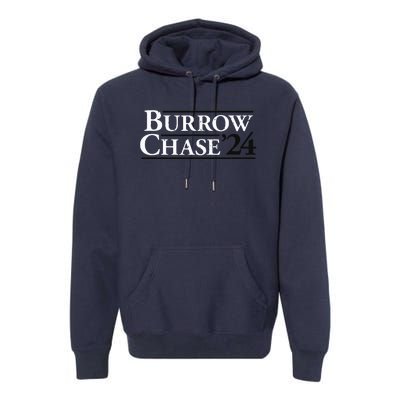 Burrow Chase 2024 Funny Burrow Chase 24 Premium Hoodie