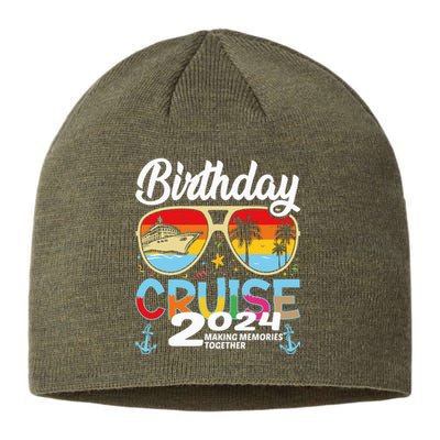 Birthday Cruise 2024 Making Memories Together Summer Sunglasses Sustainable Beanie