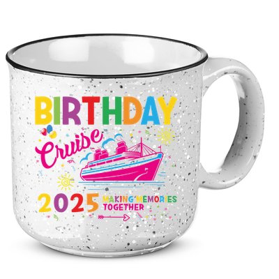 Birthday Cruise 2025 Making Memories Together 2025 15oz Campfire Ceramic Mug