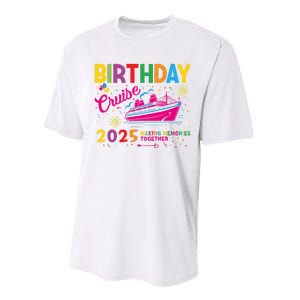 Birthday Cruise 2025 Making Memories Together 2025 Performance Sprint T-Shirt