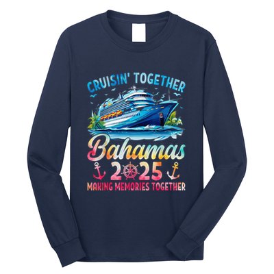 Bahamas Cruise 2025 Family Cruise Trip Squad Group Vacation Long Sleeve Shirt