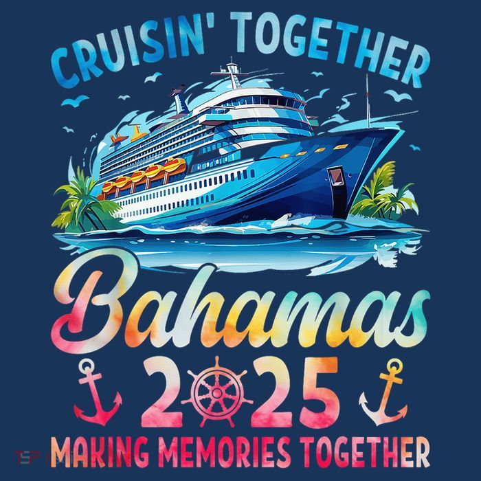 Bahamas Cruise 2025 Family Cruise Trip Squad Group Vacation Tall T-Shirt