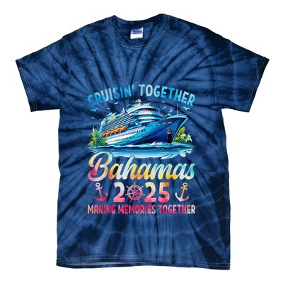 Bahamas Cruise 2025 Family Cruise Trip Squad Group Vacation Tie-Dye T-Shirt