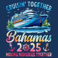 Bahamas Cruise 2025 Family Cruise Trip Squad Group Vacation Zip Tote Bag