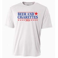 Beer & Cigarettes 24 Funny Cooling Performance Crew T-Shirt