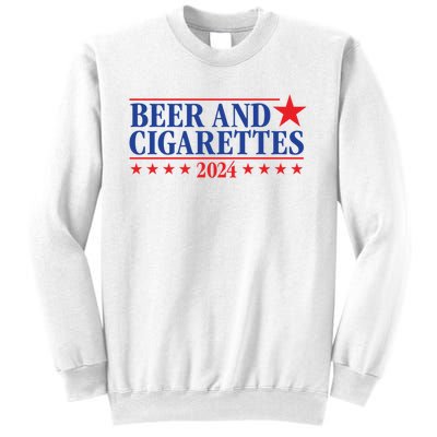 Beer & Cigarettes 24 Funny Sweatshirt