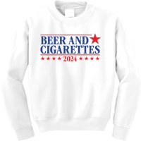 Beer & Cigarettes 24 Funny Kids Sweatshirt