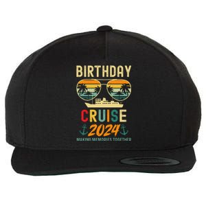 Birthday Cruise 2024 Squad Family Vacation Summer Wool Snapback Cap