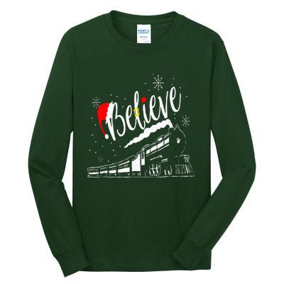 Believe Chrismas 2024 Tall Long Sleeve T-Shirt