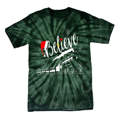 Believe Chrismas 2024 Tie-Dye T-Shirt