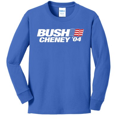 Bush Cheney 2004 Election Campaign Logo Gift Kids Long Sleeve Shirt