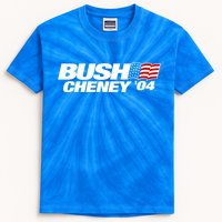 Bush Cheney 2004 Election Campaign Logo Gift Kids Tie-Dye T-Shirt