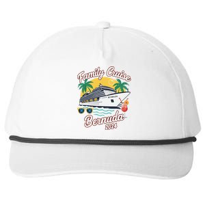 Bermuda Cruise 2024 Family Friends Group Vacation Matching Snapback Five-Panel Rope Hat