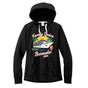 Bermuda Cruise 2024 Family Friends Group Vacation Matching Women's Fleece Hoodie