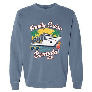 Bermuda Cruise 2024 Family Friends Group Vacation Matching Garment-Dyed Sweatshirt