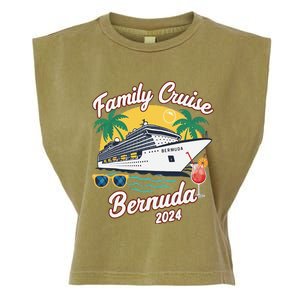 Bermuda Cruise 2024 Family Friends Group Vacation Matching Garment-Dyed Women's Muscle Tee