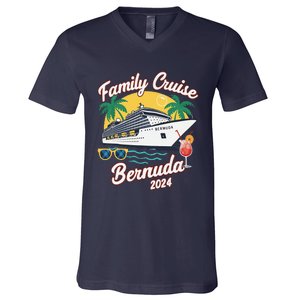 Bermuda Cruise 2024 Family Friends Group Vacation Matching V-Neck T-Shirt