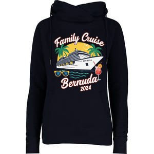 Bermuda Cruise 2024 Family Friends Group Vacation Matching Womens Funnel Neck Pullover Hood