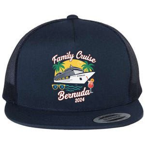 Bermuda Cruise 2024 Family Friends Group Vacation Matching Flat Bill Trucker Hat