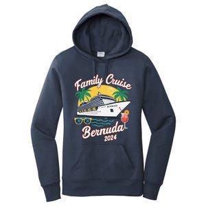 Bermuda Cruise 2024 Family Friends Group Vacation Matching Women's Pullover Hoodie