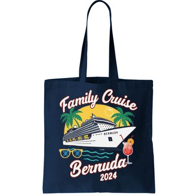 Bermuda Cruise 2024 Family Friends Group Vacation Matching Tote Bag