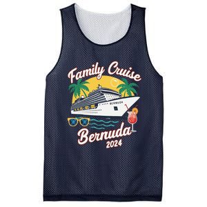 Bermuda Cruise 2024 Family Friends Group Vacation Matching Mesh Reversible Basketball Jersey Tank