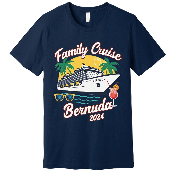 Bermuda Cruise 2024 Family Friends Group Vacation Matching Premium T-Shirt