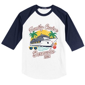 Bermuda Cruise 2024 Family Friends Group Vacation Matching Baseball Sleeve Shirt