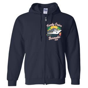 Bermuda Cruise 2024 Family Friends Group Vacation Matching Full Zip Hoodie