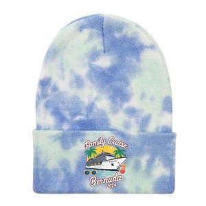 Bermuda Cruise 2024 Family Friends Group Vacation Matching Tie Dye 12in Knit Beanie