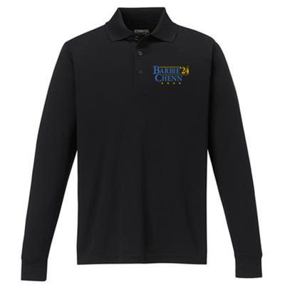 B.A.R.B.I.E Chenn ’24 Performance Long Sleeve Polo