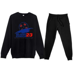 Blank Check 23 Cup Bracket Premium Crewneck Sweatsuit Set