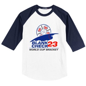 Blank Check 23 Cup Bracket Baseball Sleeve Shirt