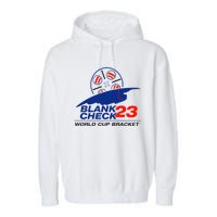 Blank Check 23 Cup Bracket Garment-Dyed Fleece Hoodie