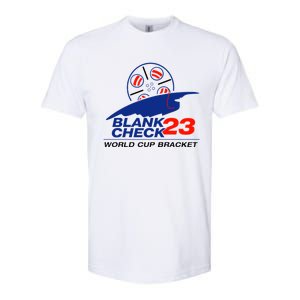 Blank Check 23 Cup Bracket Softstyle CVC T-Shirt